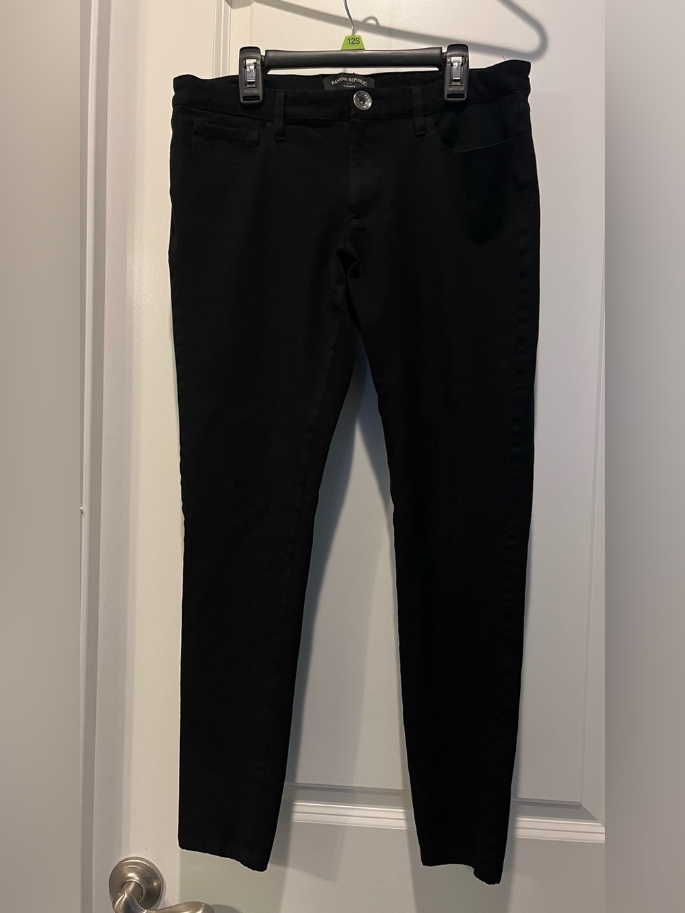 Women’s Banana Republic SLOAN FIT Black  Low- Rise  Stretch Skinny Pants Size 6